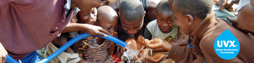 Villagers Drinking Water Of Life Purified Water